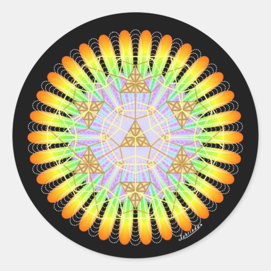 Sticker Rond Émergence (Devant)