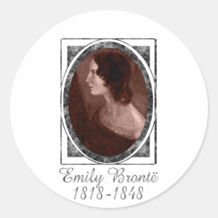 Sticker Rond Emily Brontë