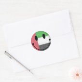Sticker Rond Émirats arabes unis (Enveloppe)