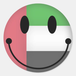 Sticker Rond Émirats arabes unis