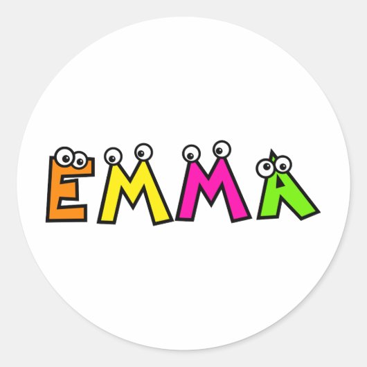 Sticker Rond Emma (Devant)