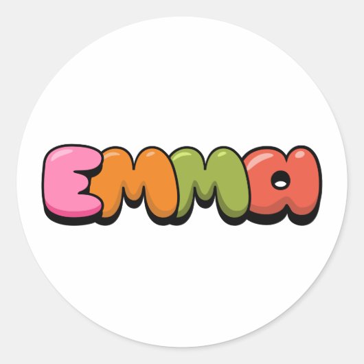 Sticker Rond Emma (Devant)