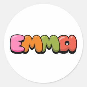 Sticker Rond Emma