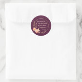 Sticker Rond Emma By Jane Austen Citation I - Style mignon (Sac)