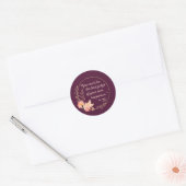 Sticker Rond Emma By Jane Austen Citation I - Style mignon (Enveloppe)