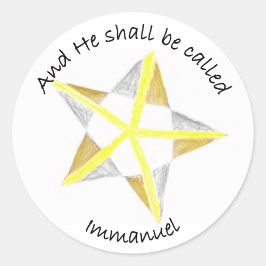 Sticker Rond Emmanuel (Devant)