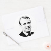 Sticker Rond Emmanuel Macron (Enveloppe)