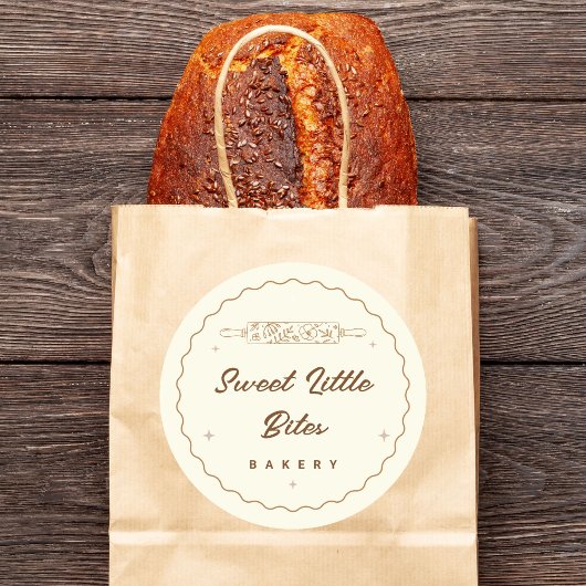 Sticker Rond Emma's Bakery sur mesure