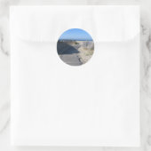 Sticker Rond Emmenez-moi à la plage ! (Sac)