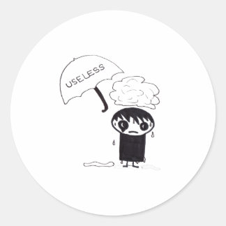 Sticker Rond EMO inutile