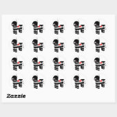 Sticker Rond emo piñata (Feuille)