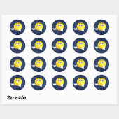 Sticker Rond Emoji (Feuille)