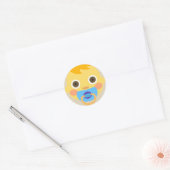 Sticker Rond Emoji bébé (Enveloppe)
