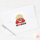 STICKER ROND ÉMOJI REPOOBLICAN - - (Enveloppe)