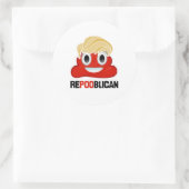 STICKER ROND ÉMOJI REPOOBLICAN - - (Sac)