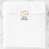 Sticker Rond Emoji riche en tofu (Sac)