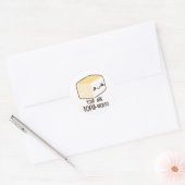 Sticker Rond Emoji riche en tofu (Enveloppe)