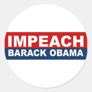 Sticker Rond Empêchez Barack Obama