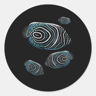 Sticker Rond Empereur des Anges