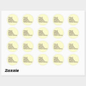 Sticker Rond Empides ! (Feuille)