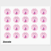 Sticker Rond Empiler les Teacups (Feuille)