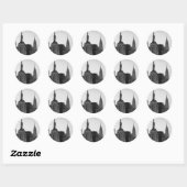 Sticker Rond Empire State Building Photo (Feuille)