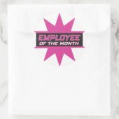Sticker Rond Employé du mois (Sac)