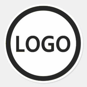 Sticker Rond Employé personnalisé du logo de votre entreprise