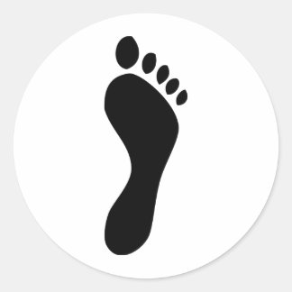 Sticker Rond empreinte
