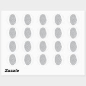 Sticker Rond empreinte 2 (Feuille)