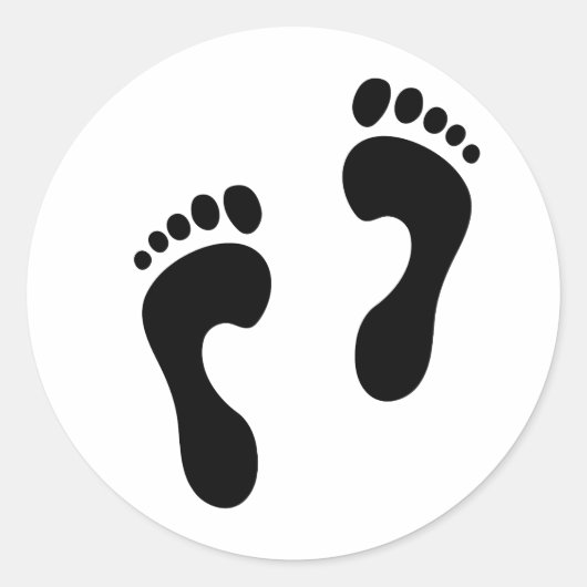 Sticker Rond empreinte 2 (Devant)