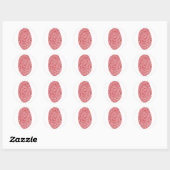 Sticker Rond empreinte 5 (Feuille)