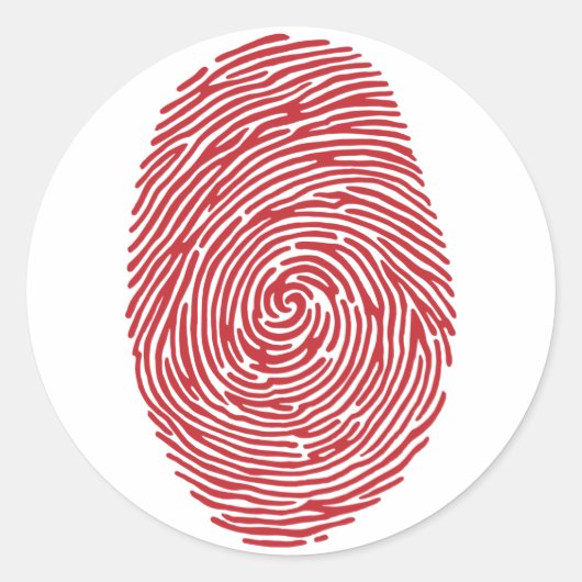Sticker Rond empreinte 5 (Devant)