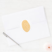 Sticker Rond empreinte digitale3 (Enveloppe)