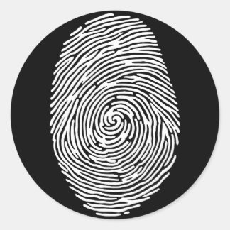 Sticker Rond empreinte digitale4