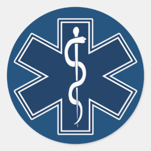 Sticker Rond EMS EMT paramétré