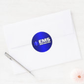 Sticker Rond EMS - Services Médicales d'urgence (Enveloppe)