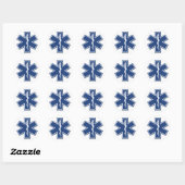 Sticker Rond EMS Star of life (Feuille)