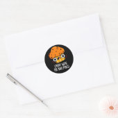 Sticker Rond Emuff Avec Les Mauvais Puns Alimentation Muffin Pu (Enveloppe)