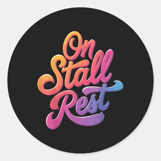 Sticker Rond En attente (Devant)