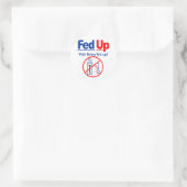 Sticker Rond En avoir marre d'être ressenti ! (Sac)