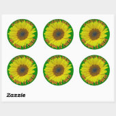 Sticker Rond En Christ seul (Feuille)