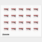 Sticker Rond En Coque De Zombies (Feuille)