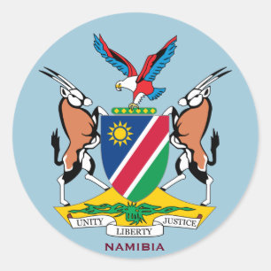 Sticker rond en crête de Namibie