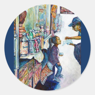 Sticker Rond En fin de compte produit de l'espoir