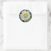 Sticker rond en fleur de fraise (Sac)