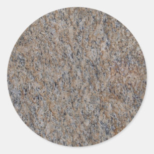 Sticker rond en marbre Brown rouillé