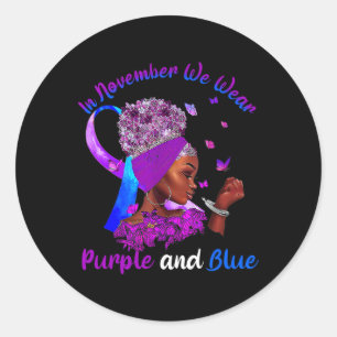 Sticker Rond En novembre Pancreatic Cancer and Diabetes