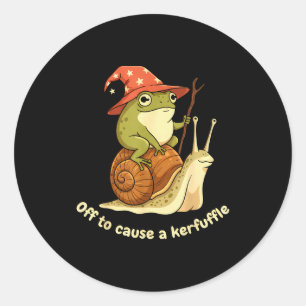 Sticker Rond En route pour causer une agitation Mème de grenoui