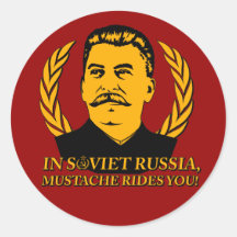 En Russie Soviétique, Moustache Vous Dirige !